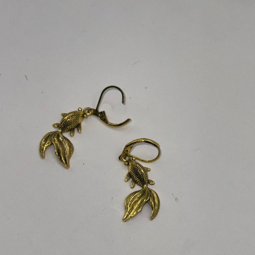 koi Fish Hook Earrings